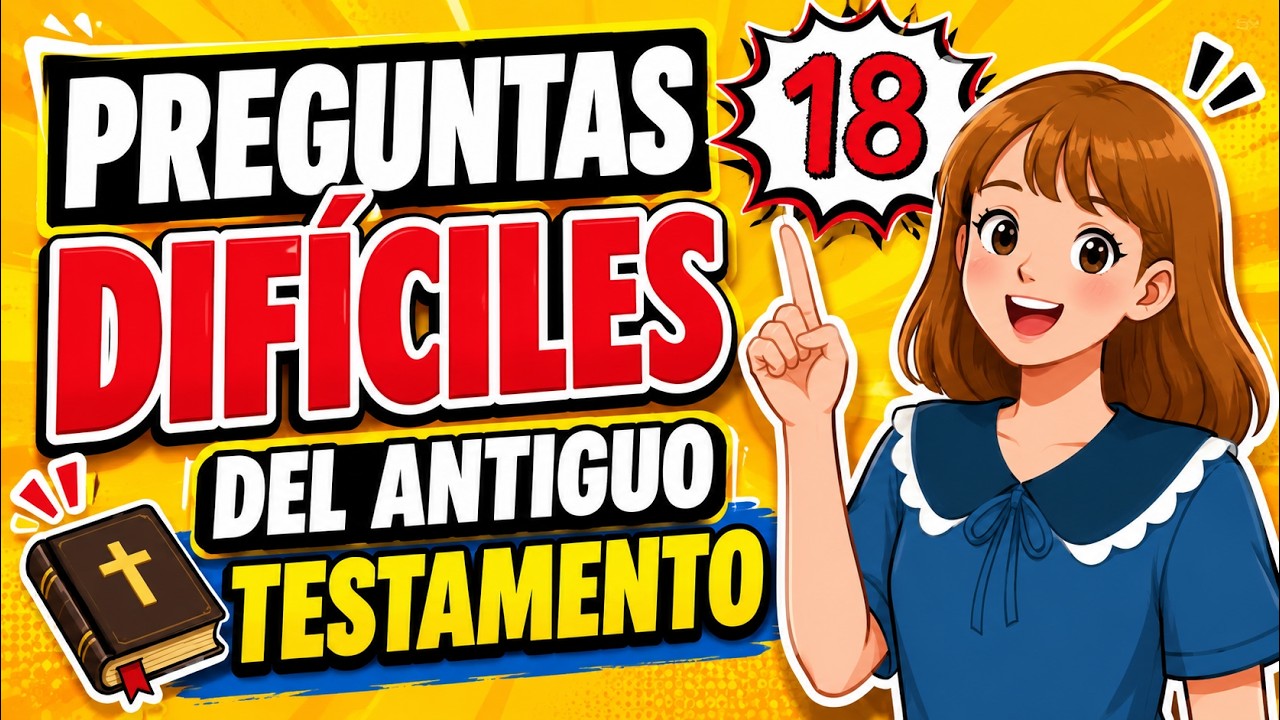 18 PREGUNTAS DIFICILES DE ANTIGUO TESTAMENTO ¿YTU, LOSABIAS? #isaias419 #testbiblico #estudiobiblico