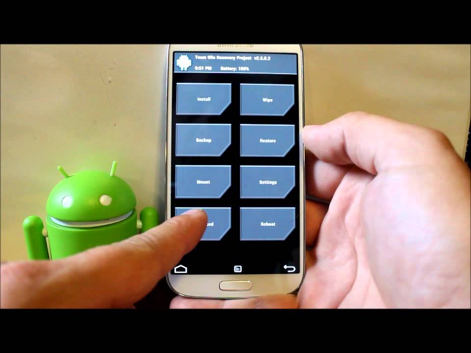 Galaxy S4 how to make a Nandroid backup in TWRP custom recovery