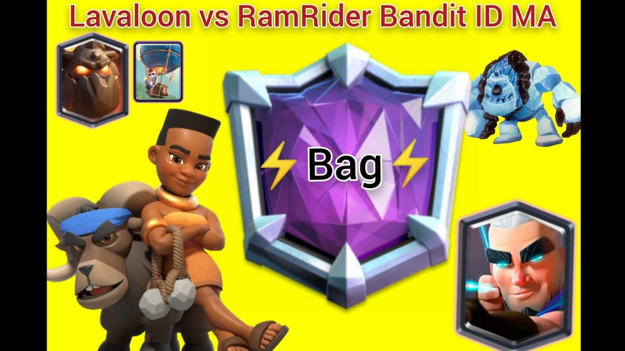 ALI Falcon vs ⚡Bag⚡ (pro player)  | Lava Hound Deck | vs RamRider bandit ID MA  | Anti lavaloon