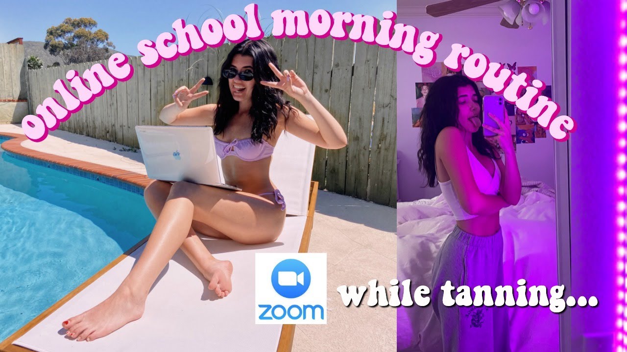 online school morning routine while quarantined 2020