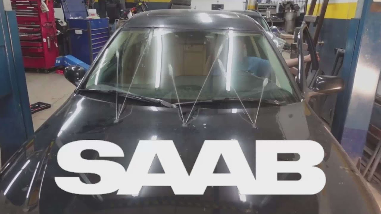 How To Replace Windshield Washer Jets SAAB 9-3 2003-2011