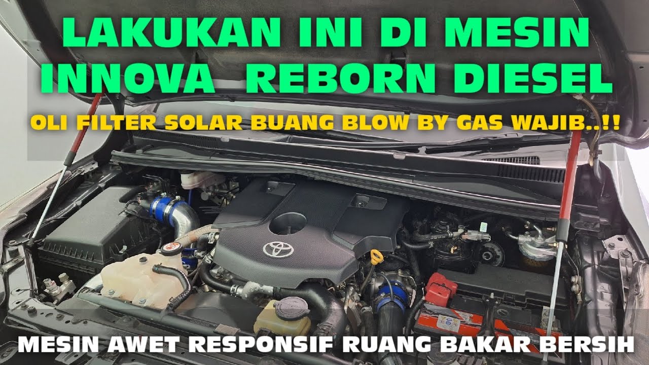 INNOVA REBORN DIESEL MESIN AWET RUANG BAKAR BERSIH