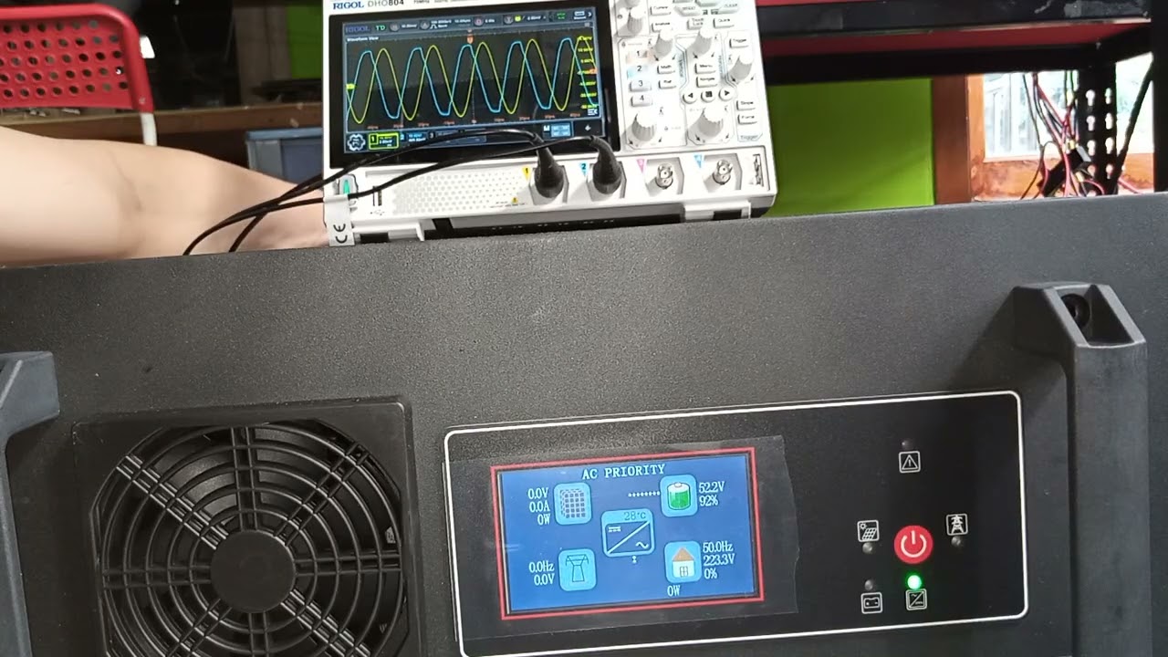 251206KYHC7NW1 test offgrid inverter 2KW LF inverter UPS rack mount lcd touch screen PSW 48V