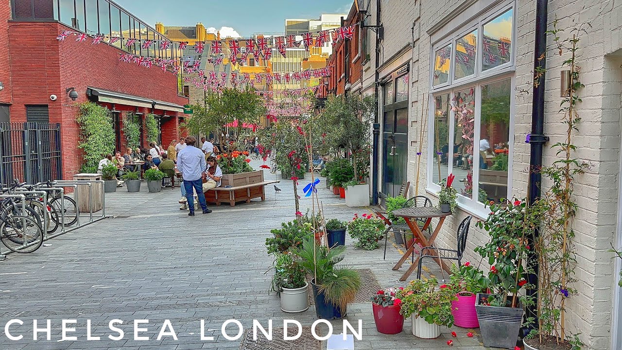London, England 🏴󠁧󠁢󠁥󠁮󠁧󠁿 Summer Walk in Chelsea 2023 - 4K 60fps Walking Tour (▸64 min)