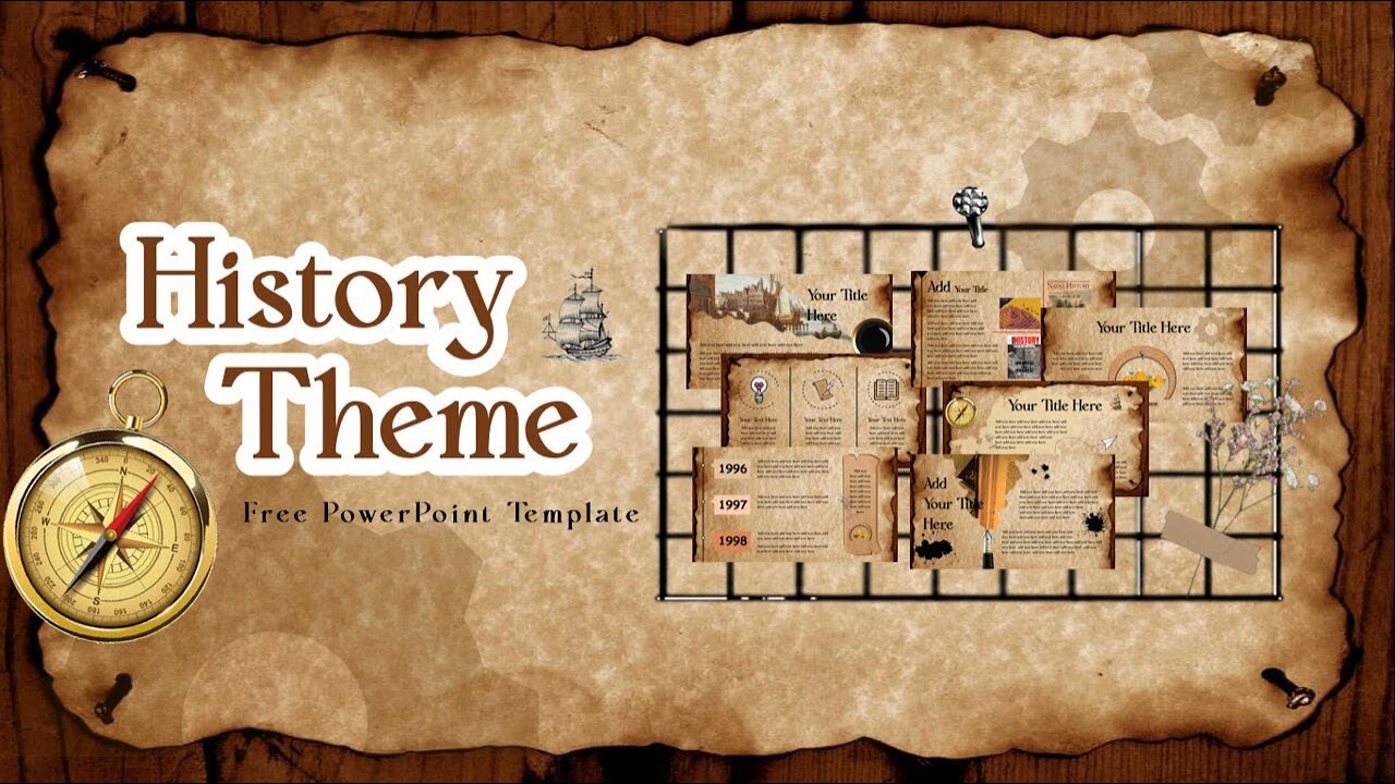 History Theme #5 Aesthetic PPT #freetemplate #aesthetic #history