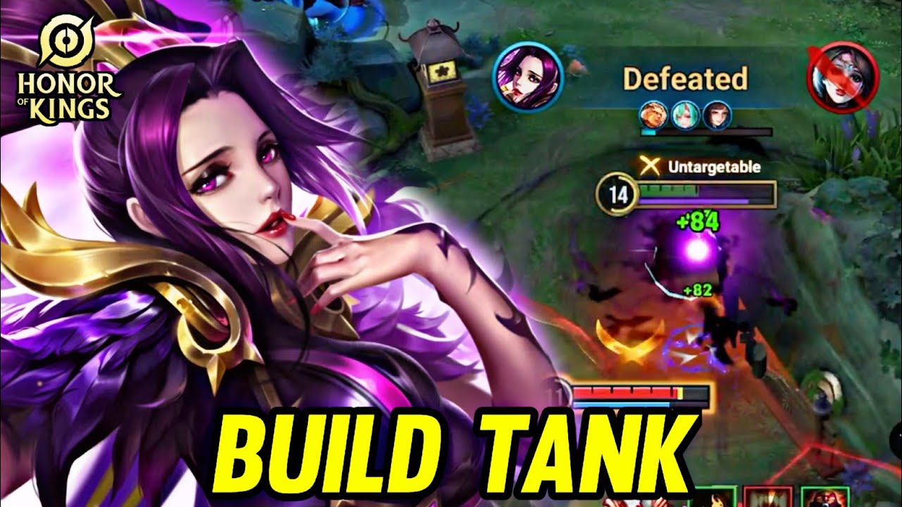 HOK : MI YUE GAMEPLAY | BUILD TANK - HONOR OF KINGS