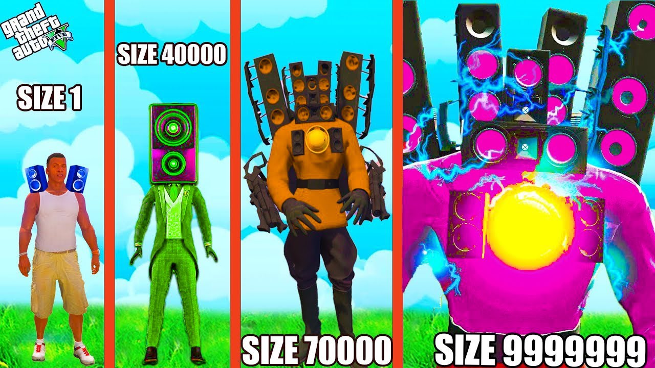 Franklin Became Ultimate MECHA SPEAKERMAN To Kill TV MAN & SKIBIDI Toilet Monster GTAV AVENGERS
