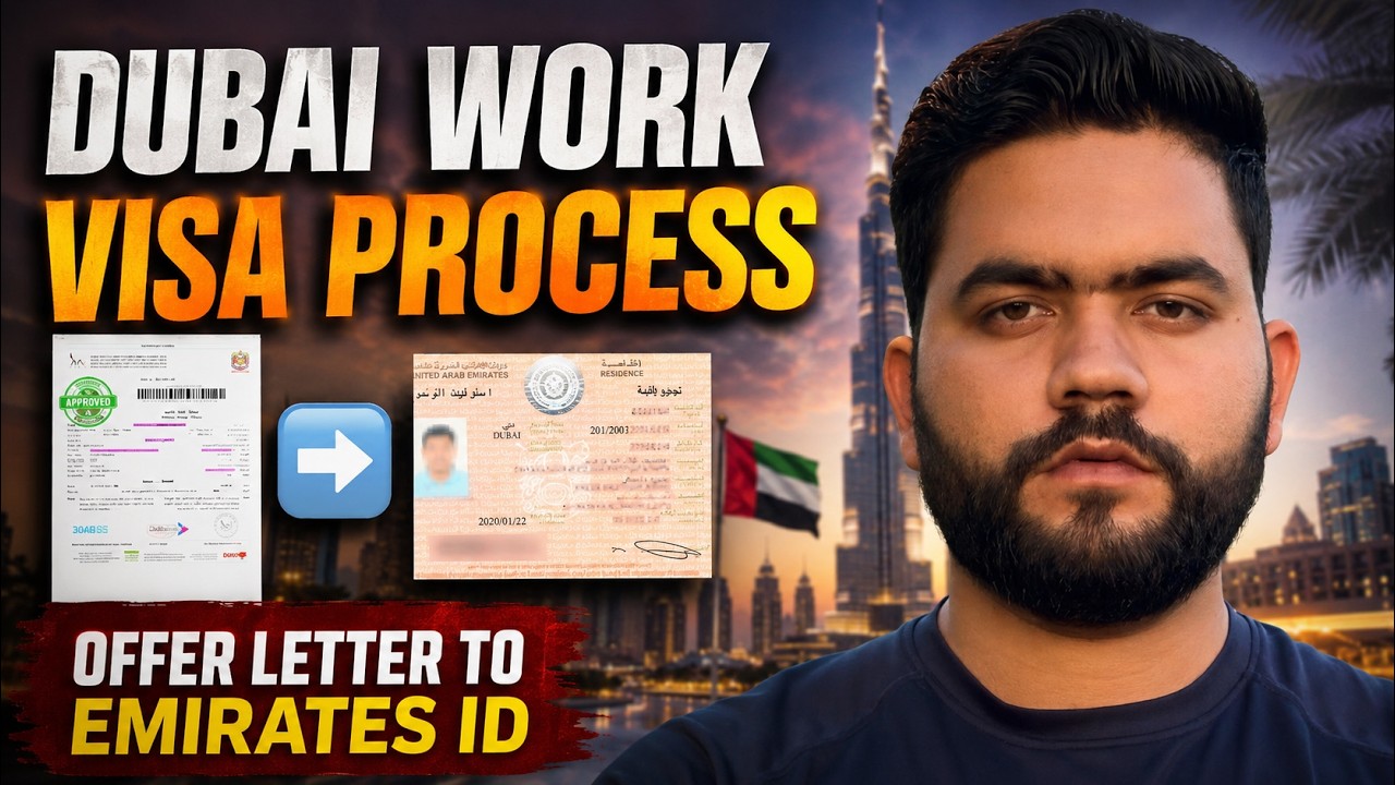 Dubai Work Visa Process 2026 | Job Offer Se Emirates ID Tak Complete Guide 🇦🇪