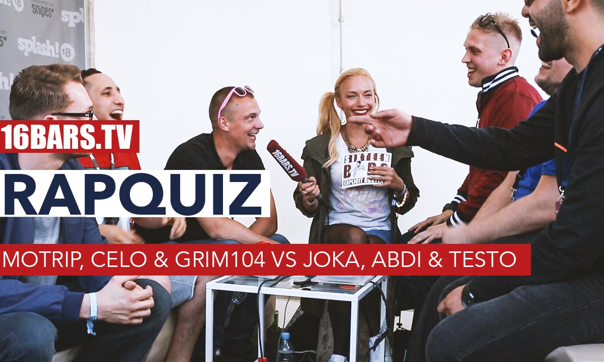 Rapquiz: MoTrip, Celo & Grim104 vs JokA, Abdi & Testo (16BARS.TV)