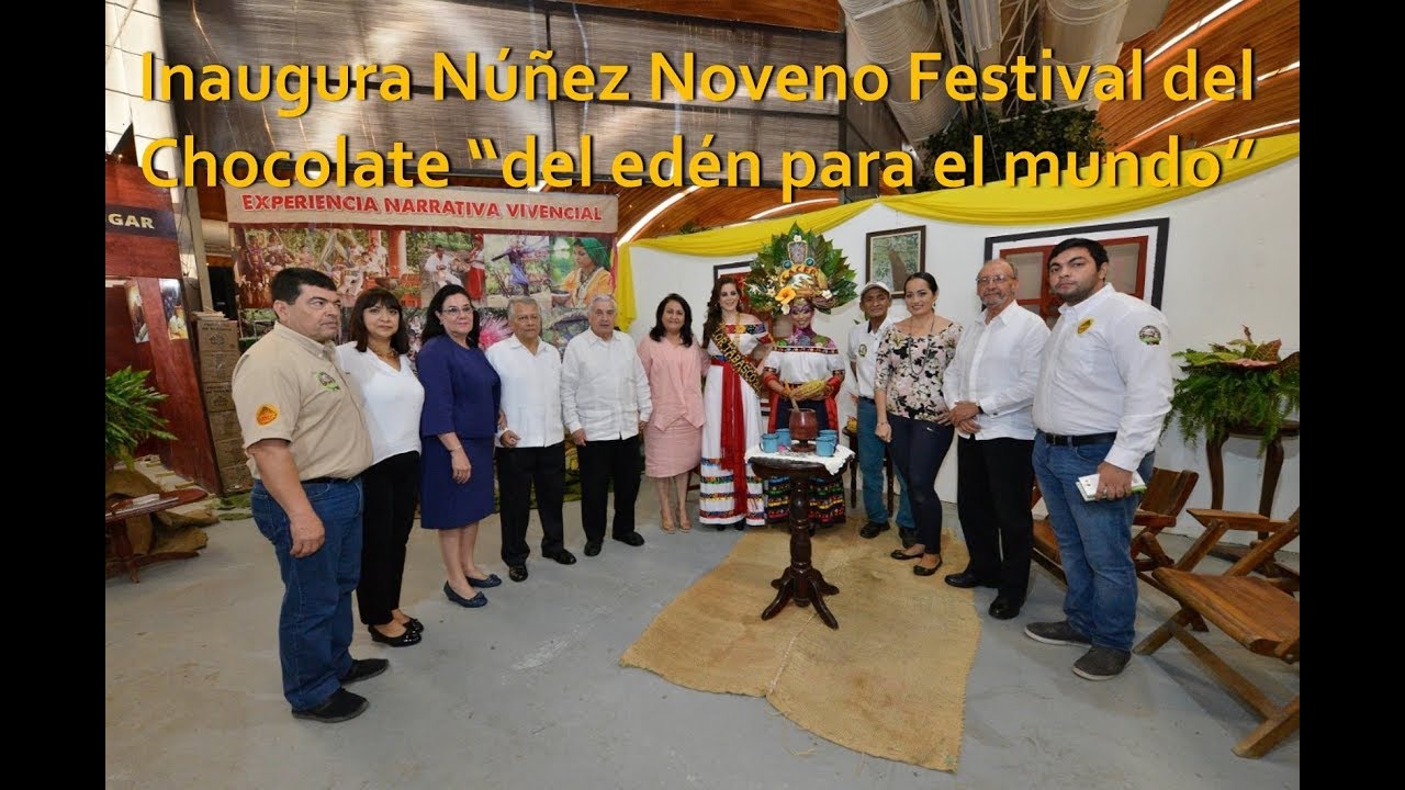 Núñez: chocolate proyecta a Tabasco a nivel mundial