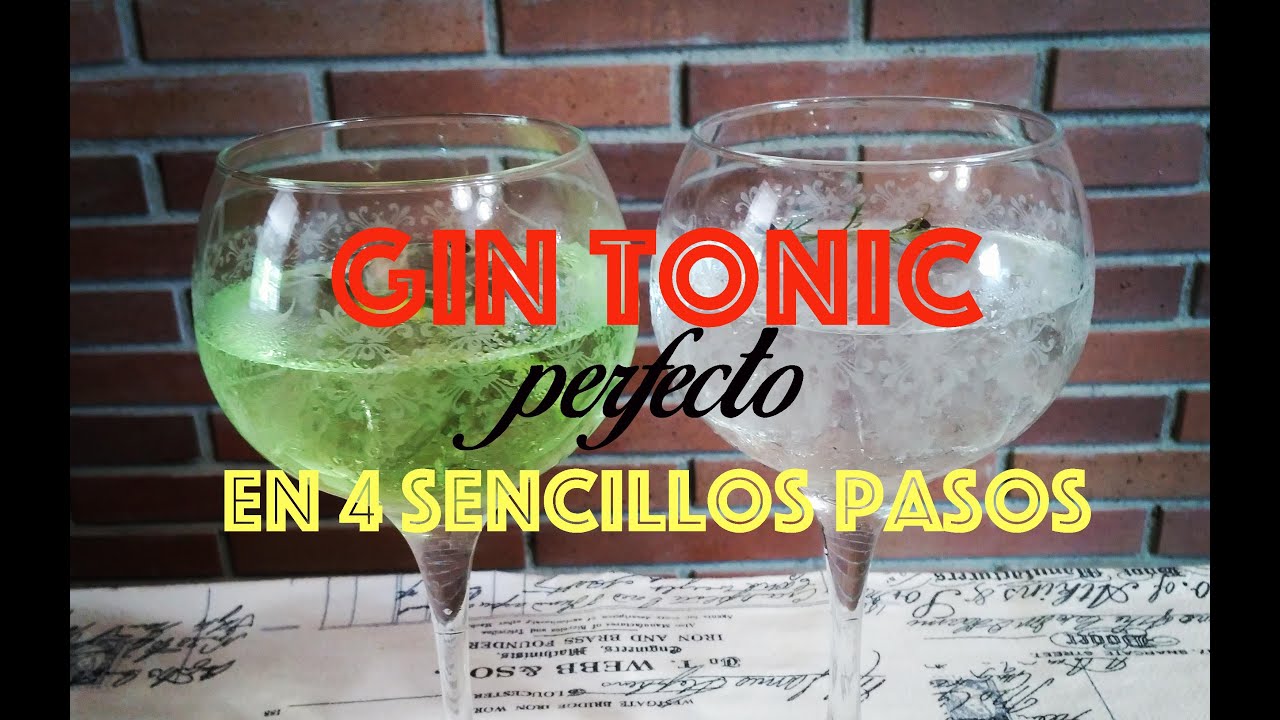 Como hacer un GIN TONIC perfecto en 4 sencillos pasos. El Menú del GUERRERO