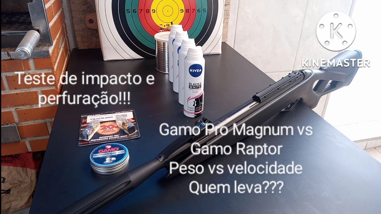 Gamo Whisper Fusion IGT 5.5 no teste de impacto e perfuração.