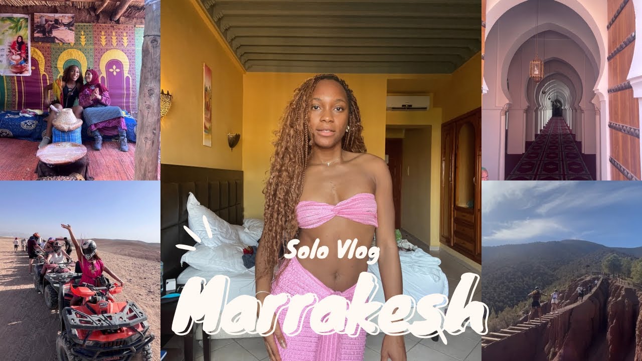SOLO TRIP TO MARRAKESH MOROCCO| ZIPLINING | QUAD BIKES | MASSAGE