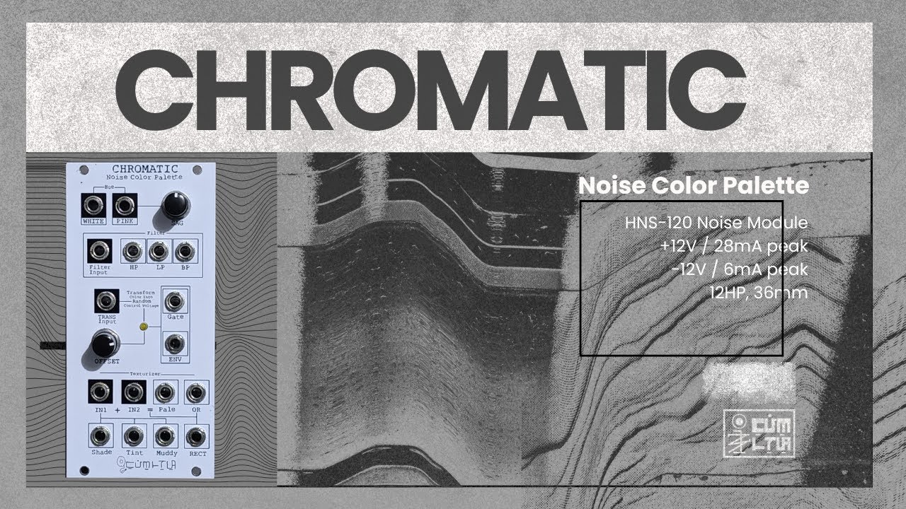 HNS-120 CHROMATIC [Noise Color Palette | Modular Harsh Noise | Synth
