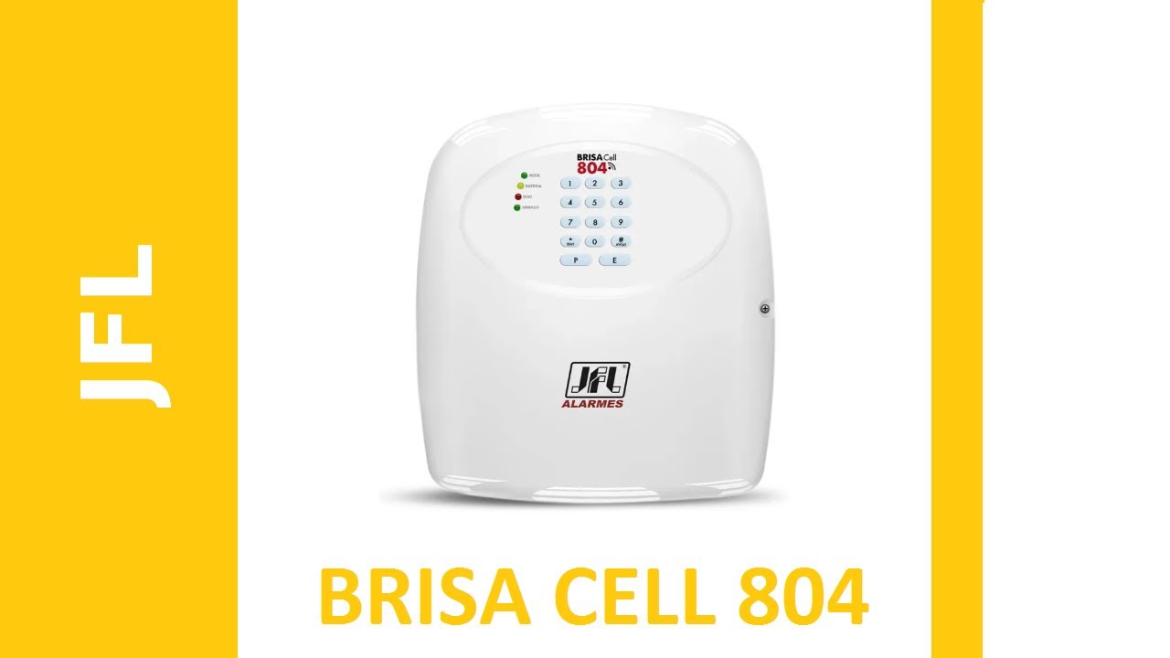 Como apagar programações, controles e sensores Central de Alarme BRISA CELL804 JFL V2.4
