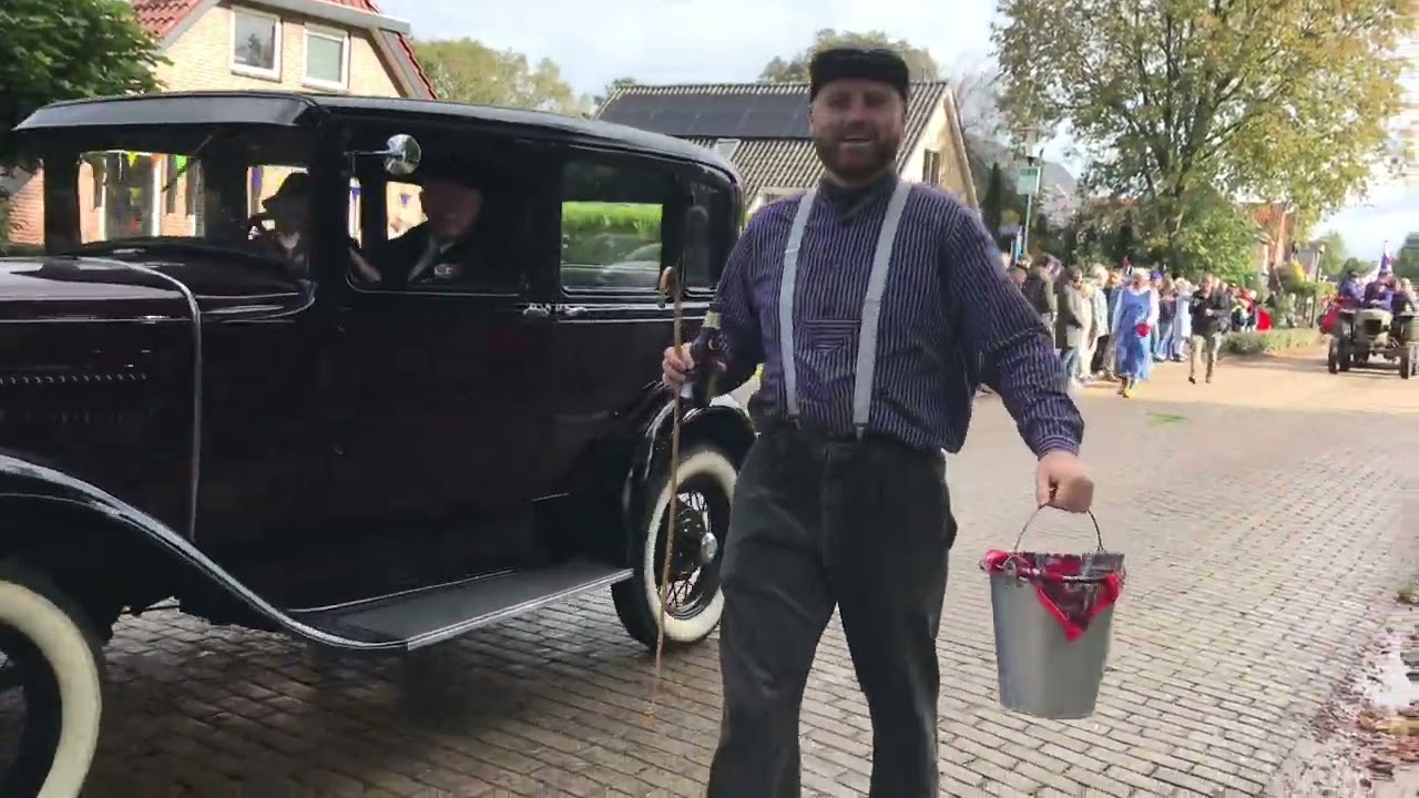 boeren optocht FLAEIJLEFEEST   2024.  OUDEHORNE FRIESLAND