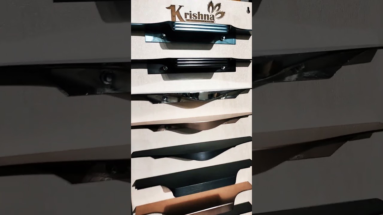 Krishna hardware modular kitchen wooden handle profile handle
