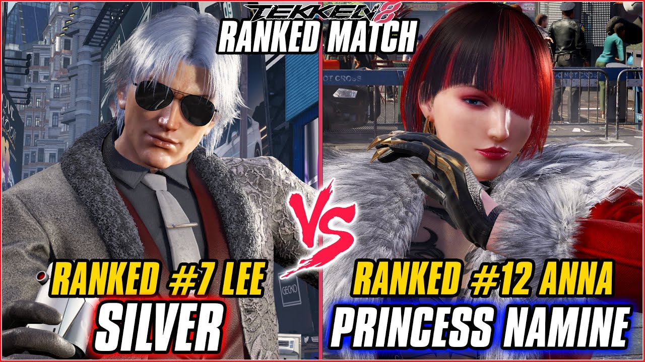 TEKKEN 8 ▰ SILVER (#7 RANKED LEE) vs PRINCESS NAMINE (#12 RANKED ANNA) ▰ T8 HIGH LEVEL GAMEPLAY