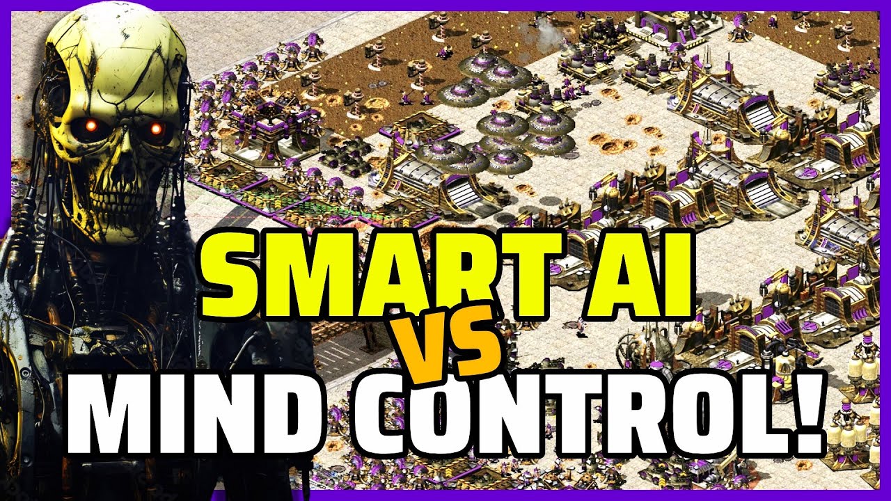 Red Alert 2 | Upgraded Mind Control vs SMART AI!