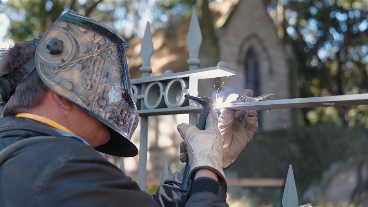 Metal and Stone - Restoring a heritage fence