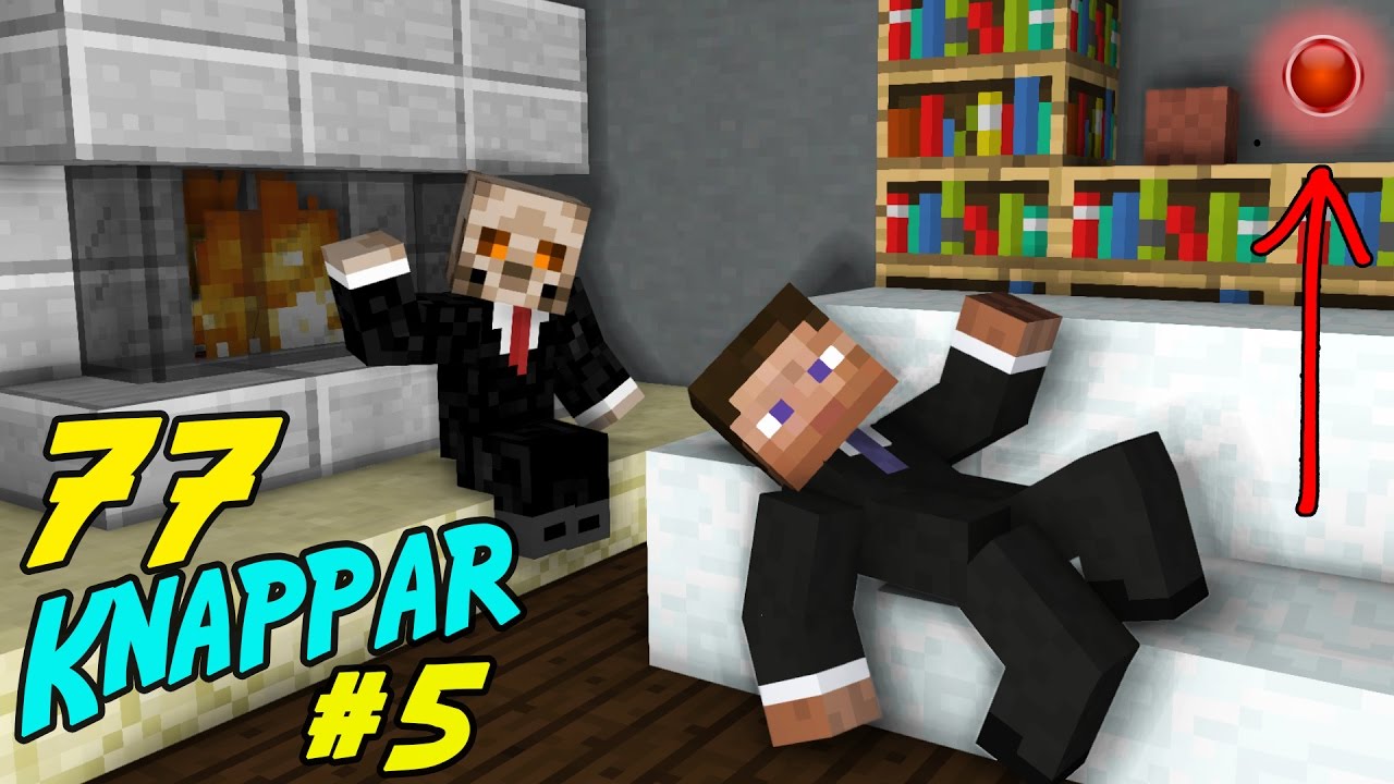 HITTA 77 KNAPPAR - MINECRAFT | #5 | Jag brinner figgehn!