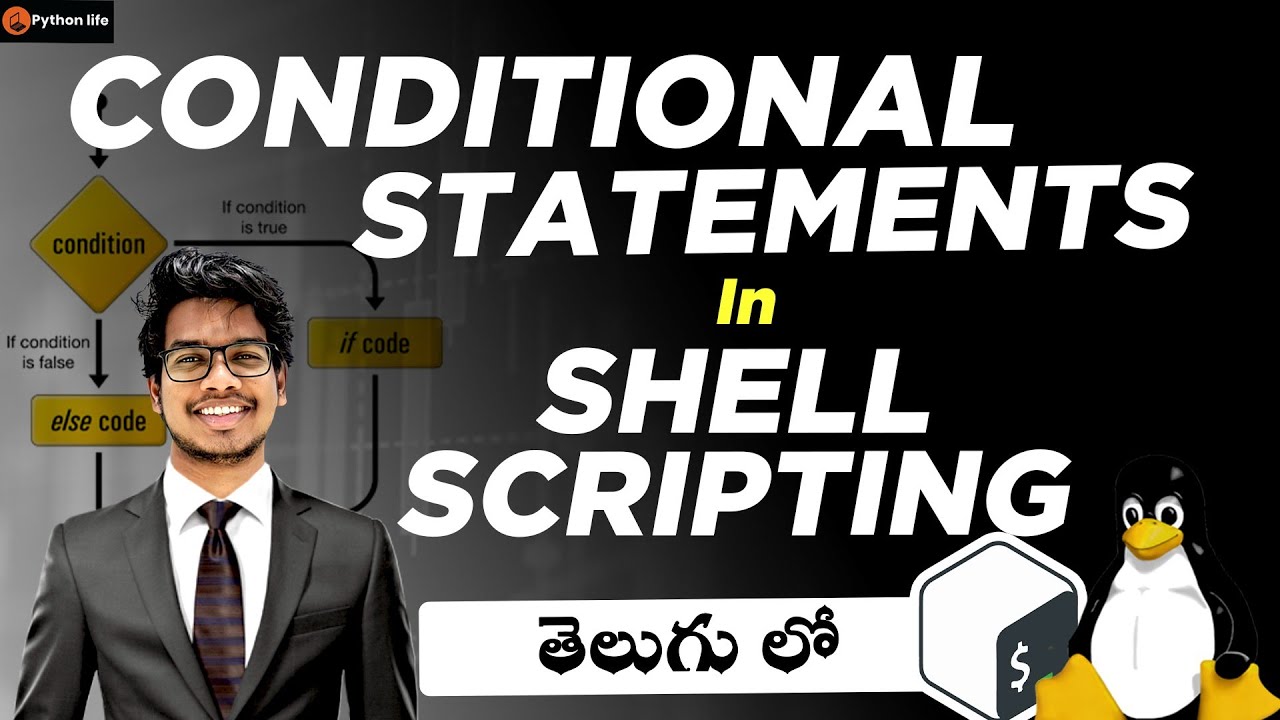 Conditional Statements in Shell Scripting in Telugu
