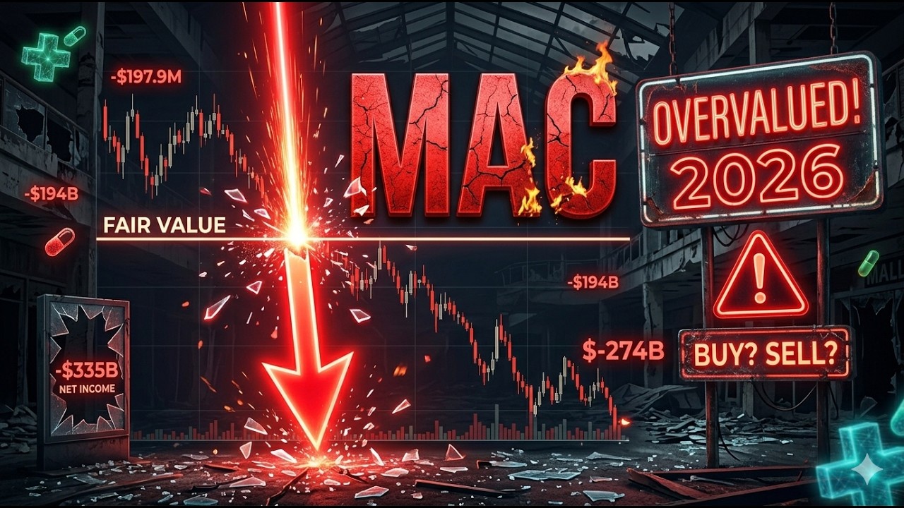 Macerich (MAC) Stock Overvalued in 2026? Fair Value Crash & Negative Income Warning