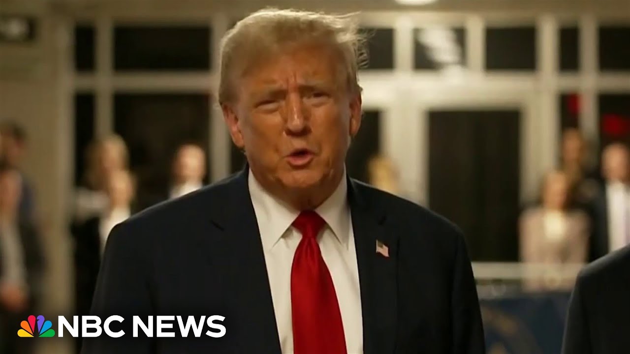 Trump says presidential immunity is 'imperative' as court adjourns