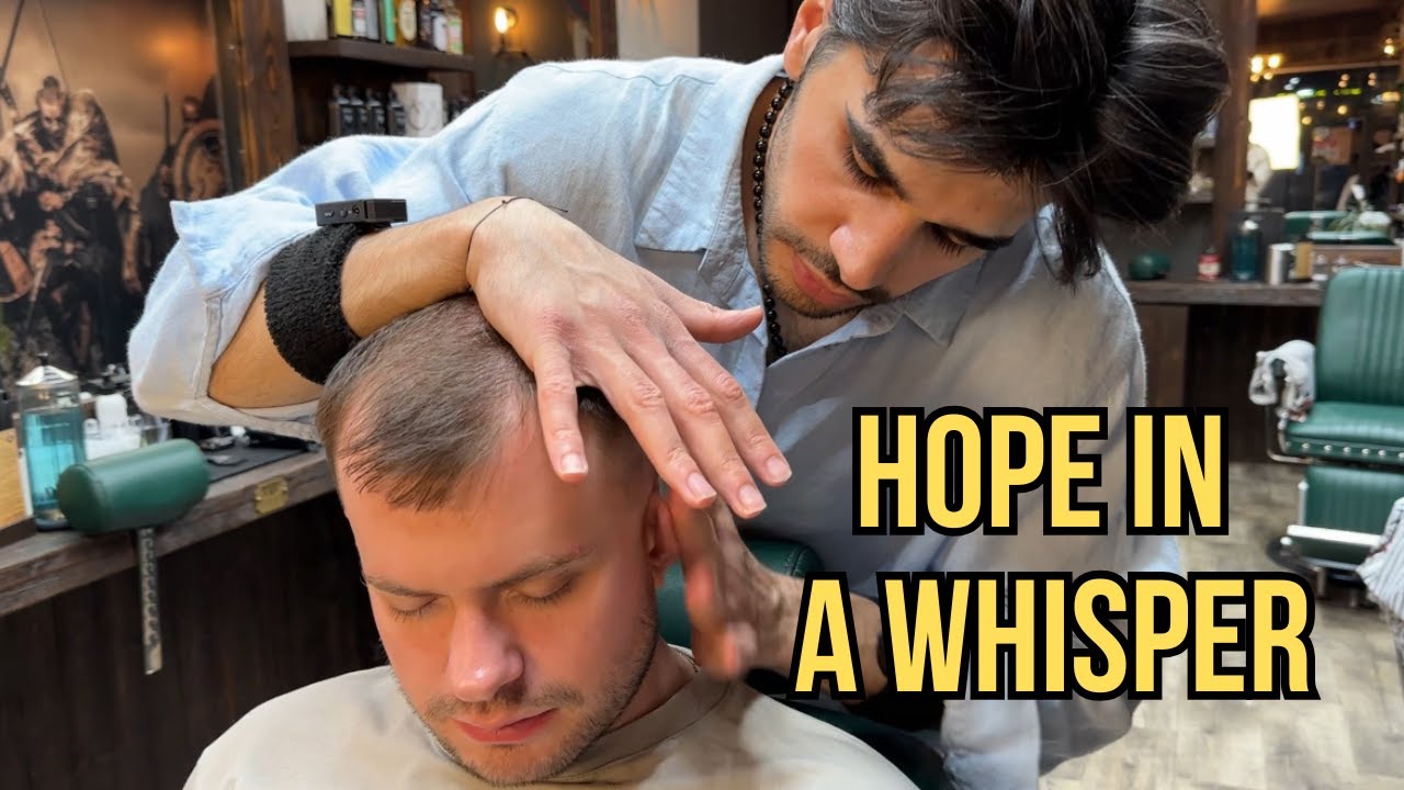 ASMR whisper of a barber that made me fall asleep instantly