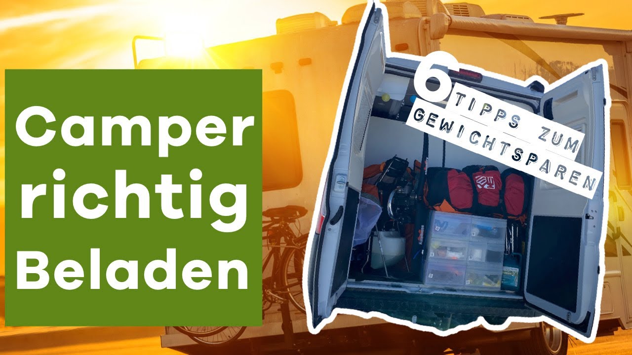 Wohnmobil Einräumen Tipps zum richtigen Beladen!