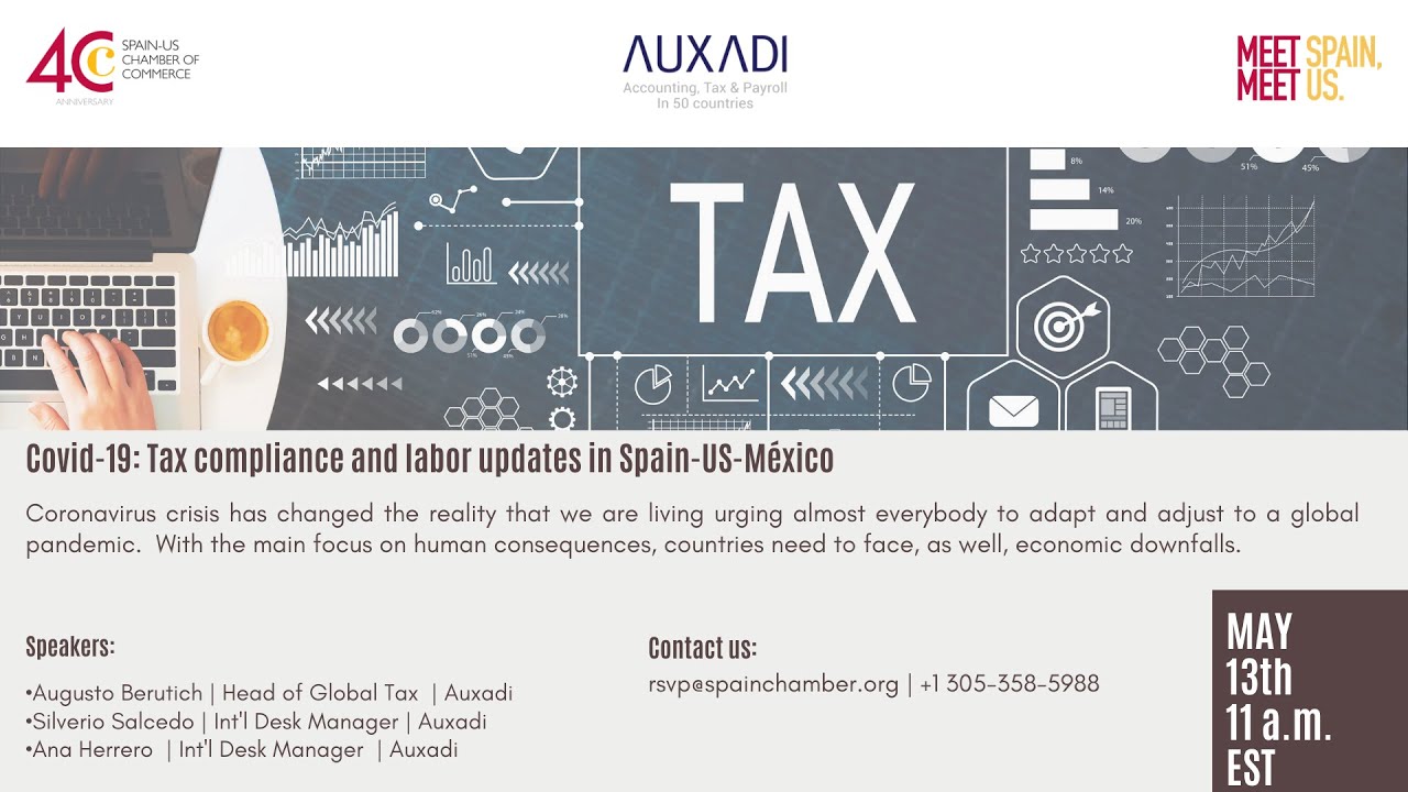 Covid-19: Tax compliance and labor updates in Spain US M&eacute;xico.