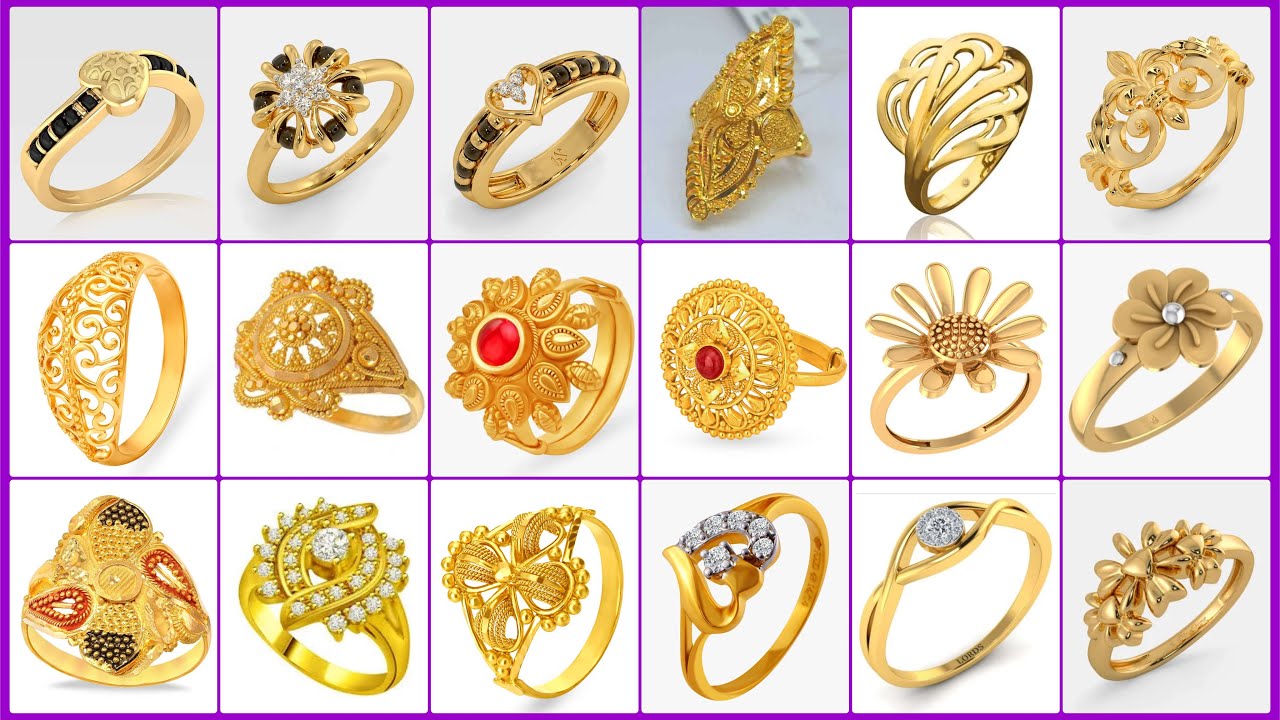 Top 40+ Latest Gold Ring Designs Most Beautiful Gold Ring Designs For WomenGold ring designs 2023