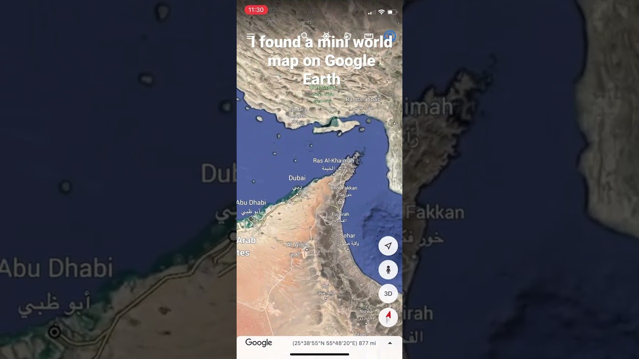 Mini world map on Google Earth.Please subscribe for more!