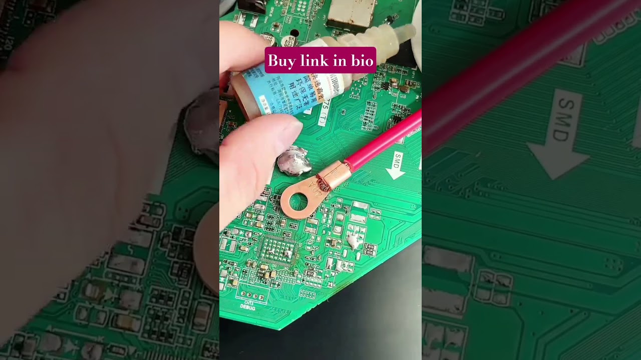 Acid or Magic? Testing Viral Liquid Soldering Paste 🧪 #satisfying #soldering #solderingtips