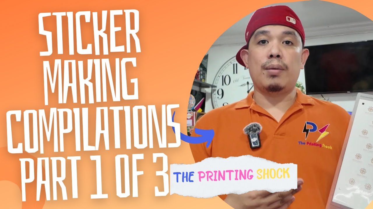 STICKER MAKING TUTORIALS COMPILATION PART 1 OF 3 | The Printing Shock | Marlon Ubaldo