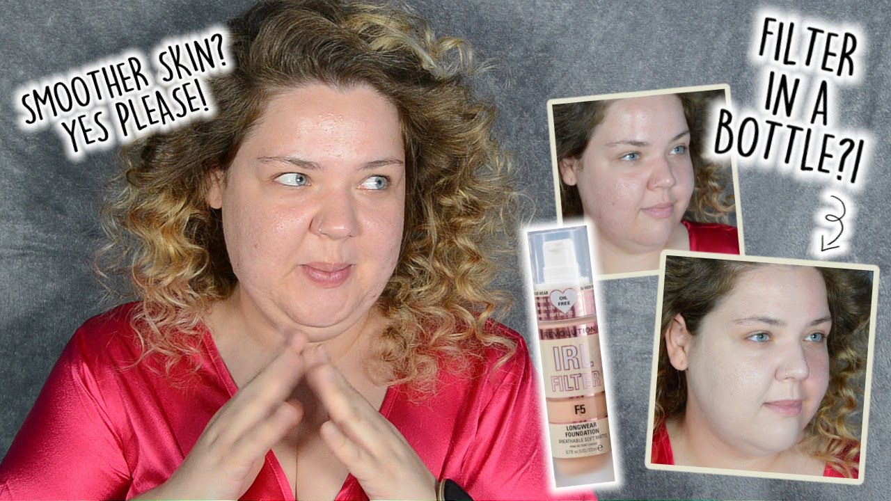 FOUNDATION FABS OR FLUSHES 2022 - REVOLUTION IRL FILTER TESTED ON OILY, ACNE PRONE SKIN