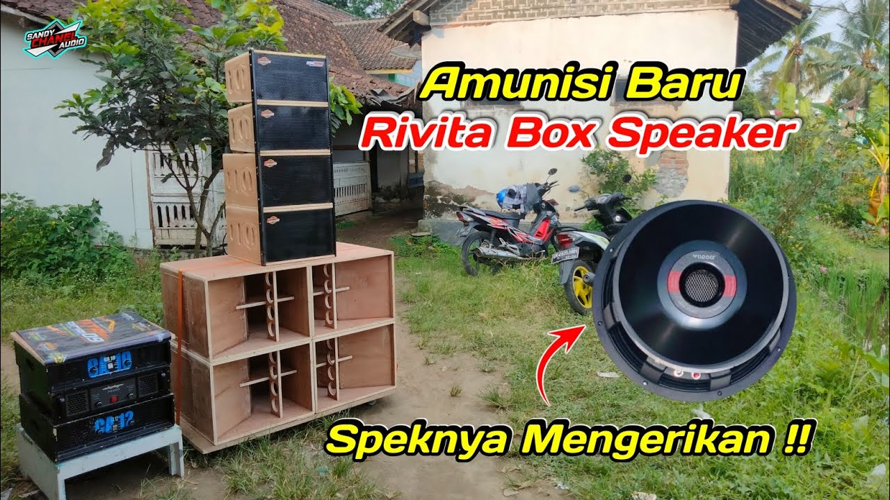 Makin Ngerii !! Miniatur Rivita Audio Upgrade Box Dan Speaker Baru Wisdom 12 inch
