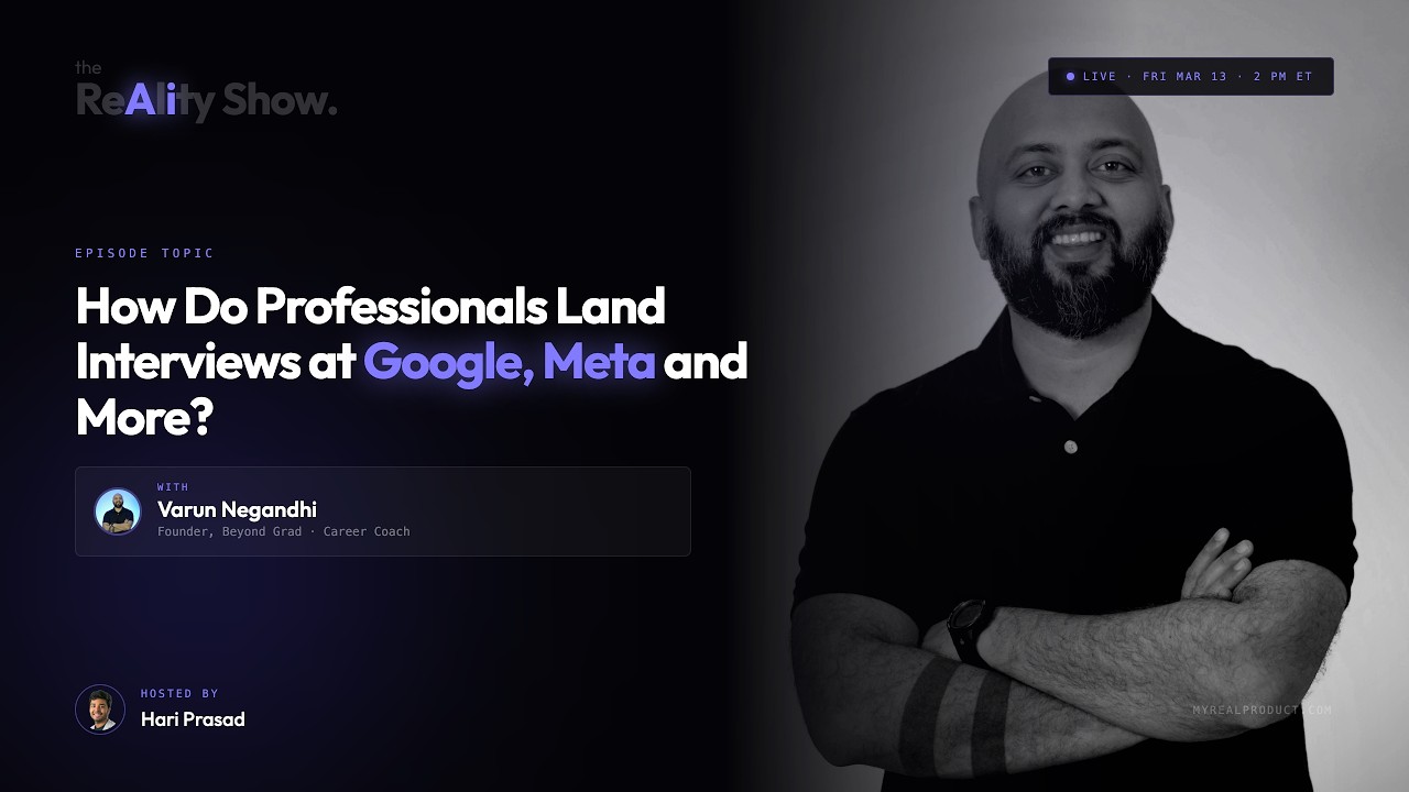 How Do Professionals Really Land Interviews at Google, Meta, and More? (ft. Varun)