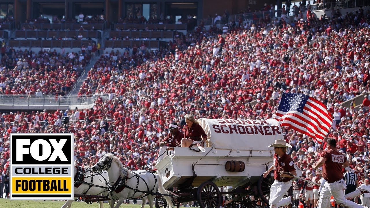 Oklahoma's Sooner Schooner wagon flips over in scary crash | CFB ON FOX