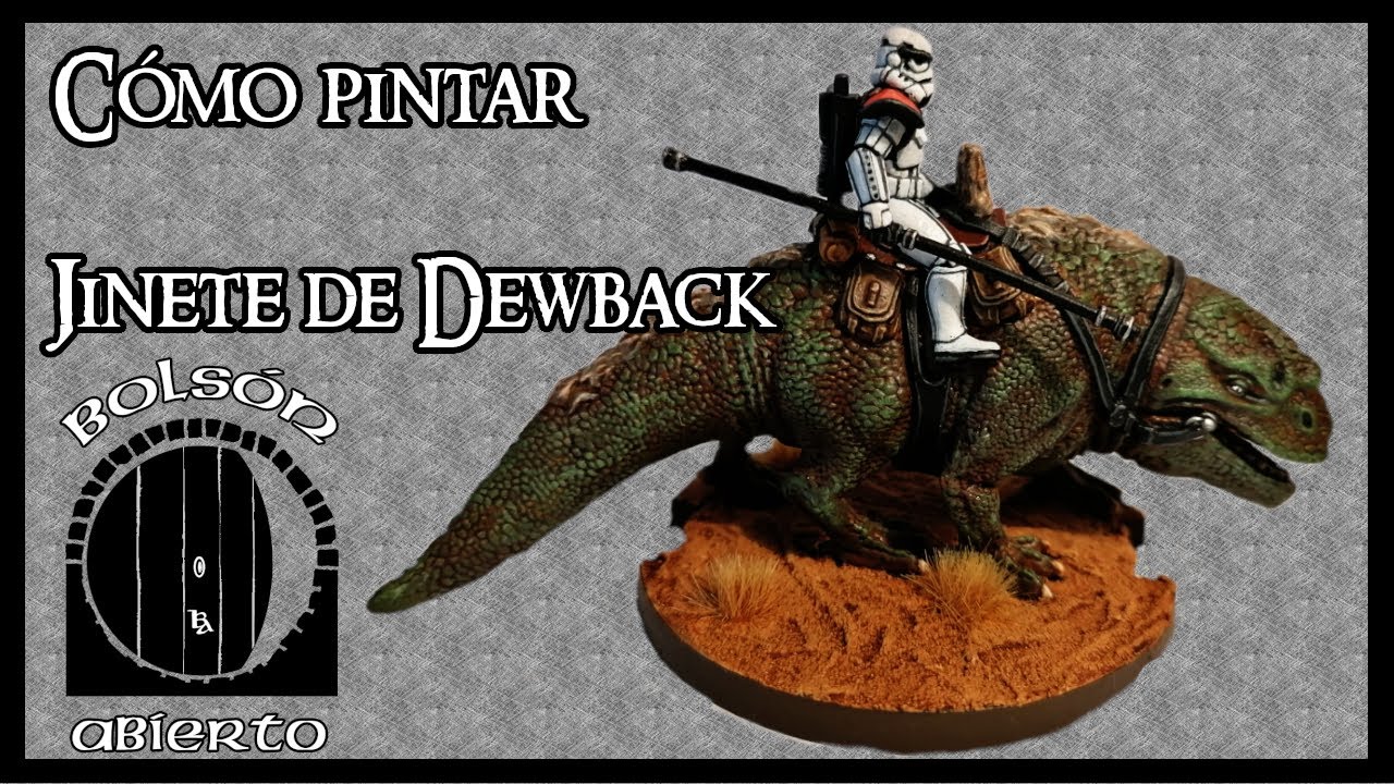 Jinete de Dewback || Tutorial de pintura