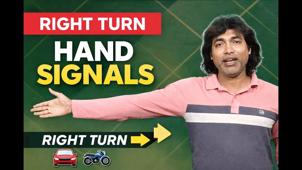 Car & Bike Hand Signals in Driving 🚗🏍️ | Learn Before You Ride