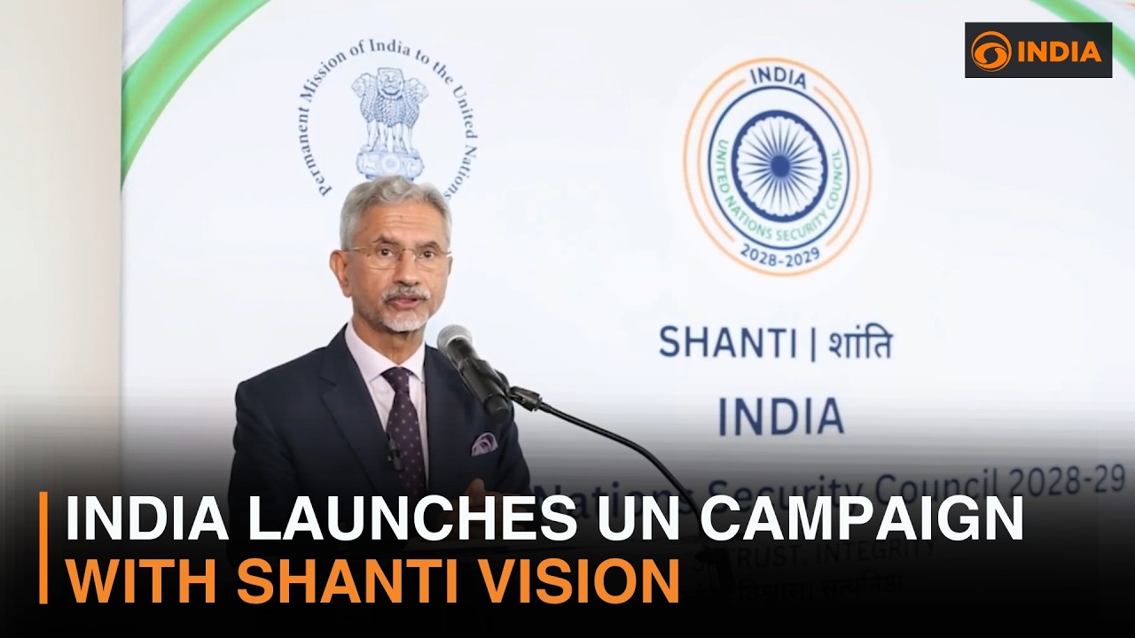 India Launches UN Campaign with SHANTI Vision & more news | DD India NewsHour |  2 PM IST