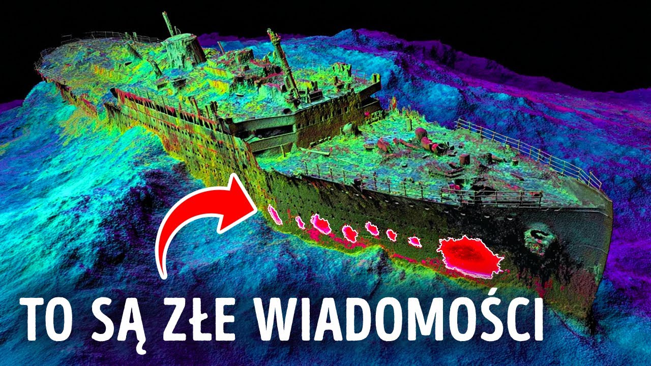 Trójwymiarowy skan Titanica ujawnia uszkodzenia, o których nikt nie wiedział