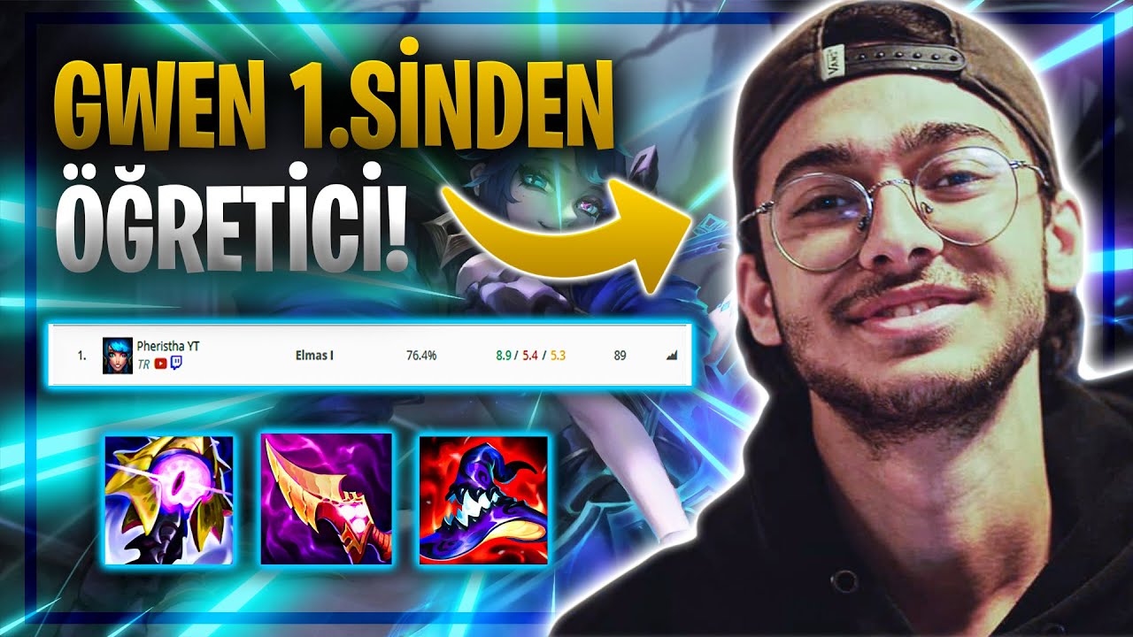 GWEN 1.SİNDEN DETAYLARIYLA GWEN ÖĞRETİCİ!! | Bu Şampiyon Toplane'i Yok Ediyor!! | Gwen vs İllaoi