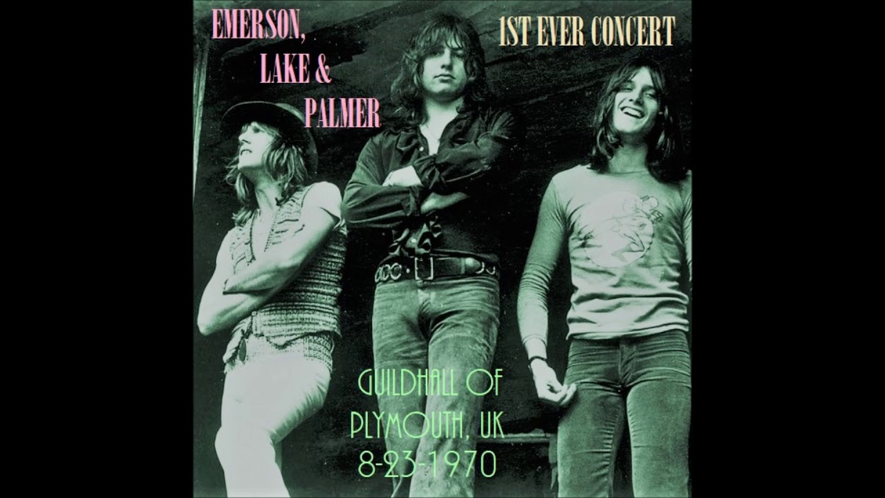 Emerson, Lake & Palmer (ELP) 1st Ever Concert Guildhall Plymouth, UK 8/23/1970