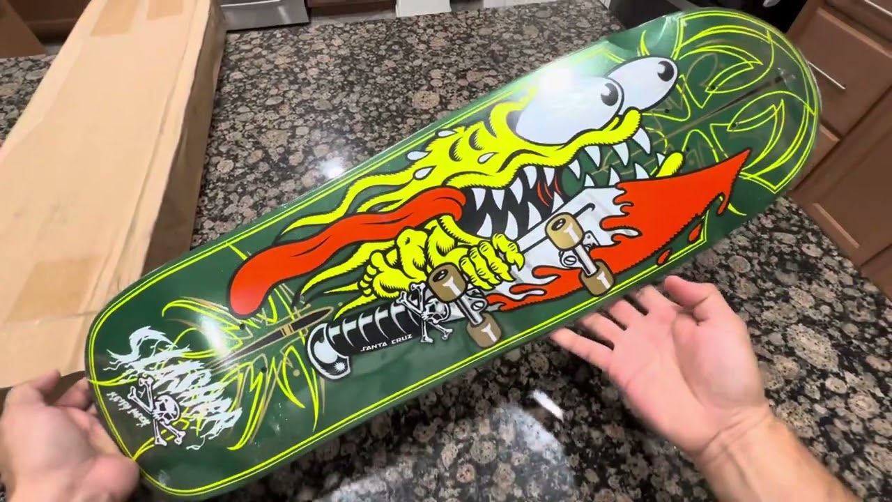 Keith Meek Pinstripe Slasher Santa Cruz Skateboards 