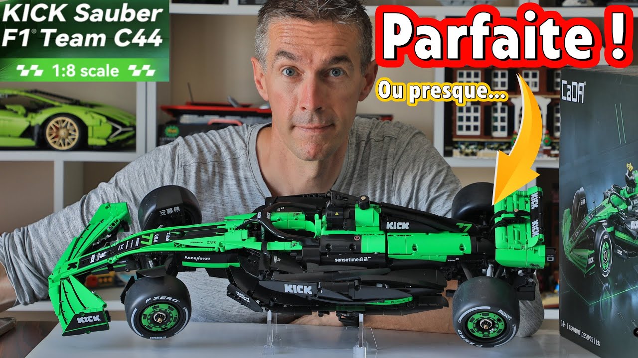 Formule 1 KICK SAUBER CADA : La Bonne grosse CLAQUE !#formula1 #f1 #tutorial #lego #automobile #toys