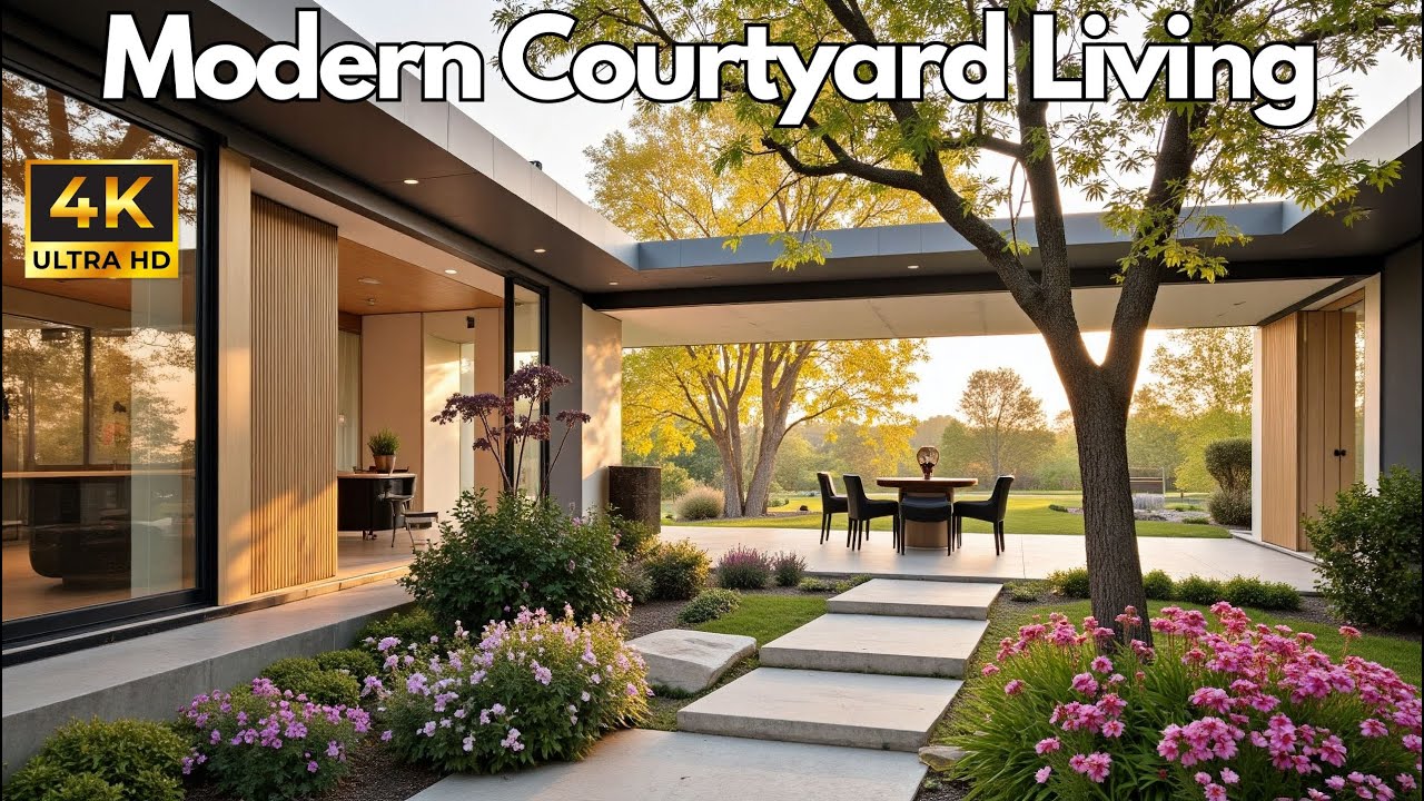 Light, Space, and Serenity The Essence of Modern Courtyard Living