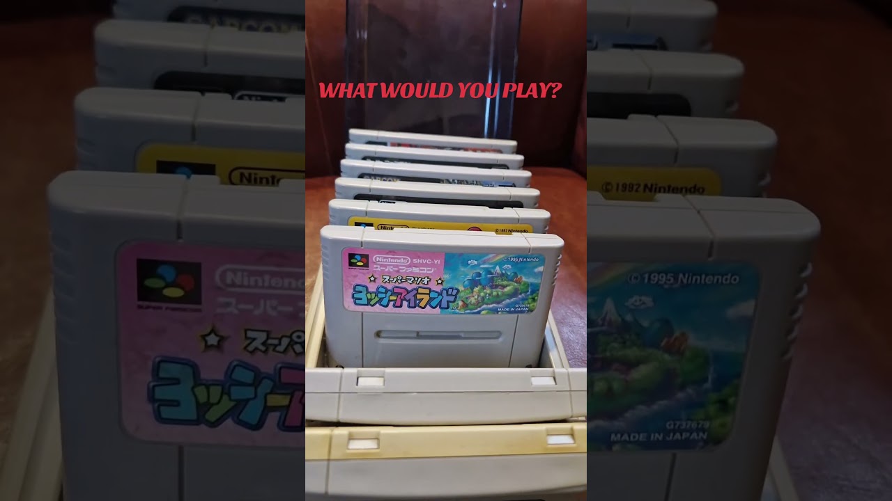 WHAT SUPER NINTENDO GAME WOULD YOU PLAY? #nintendo #snes #superfamicon #retrogaming #supernintendo