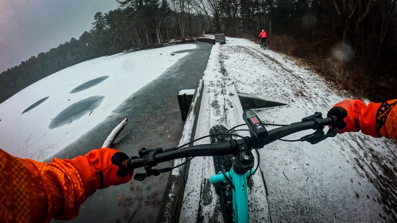 A foul weather fat bike ride